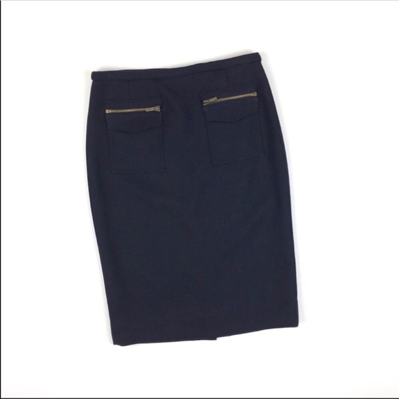 J. Crew | Wool Blend Patch Pocket Pencil Skirt - Picture 4 of 7